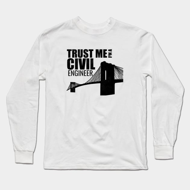 civil engineer Long Sleeve T-Shirt by food's life